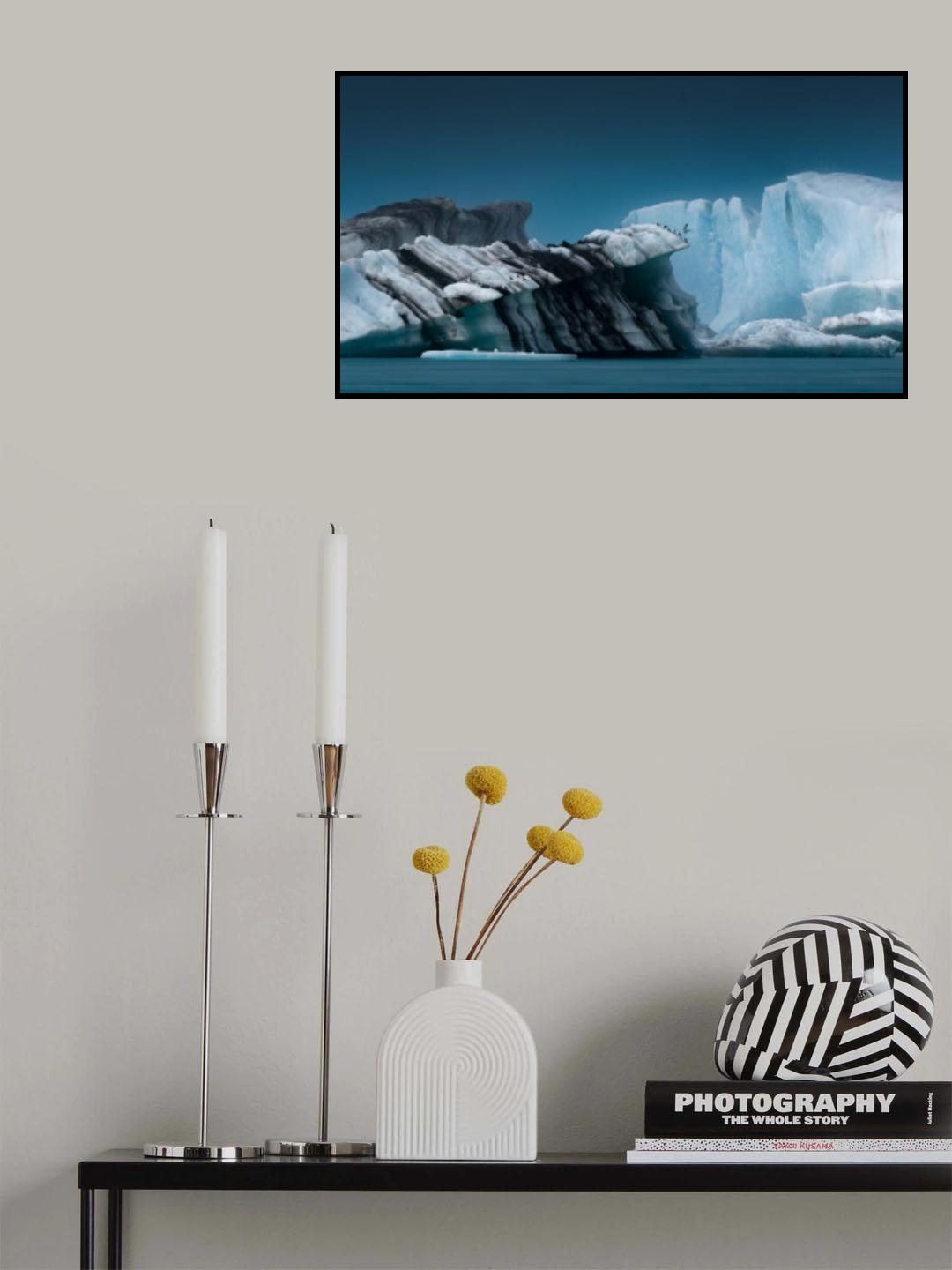 Cliffs of ice Poster och Canvastavla