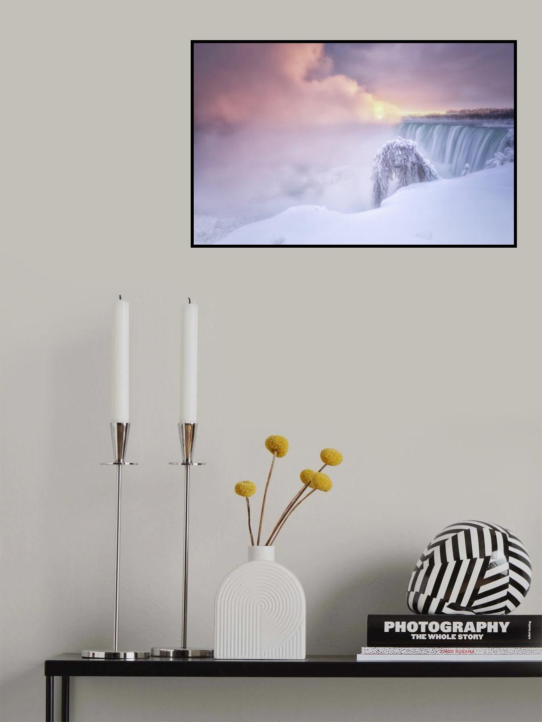Sunrise at Niagara Falls Poster och Canvastavla