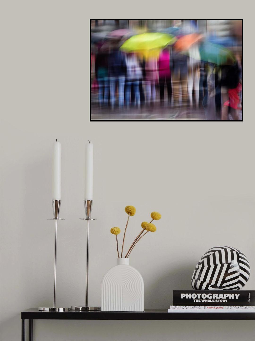Windy, rainy day Poster och Canvastavla