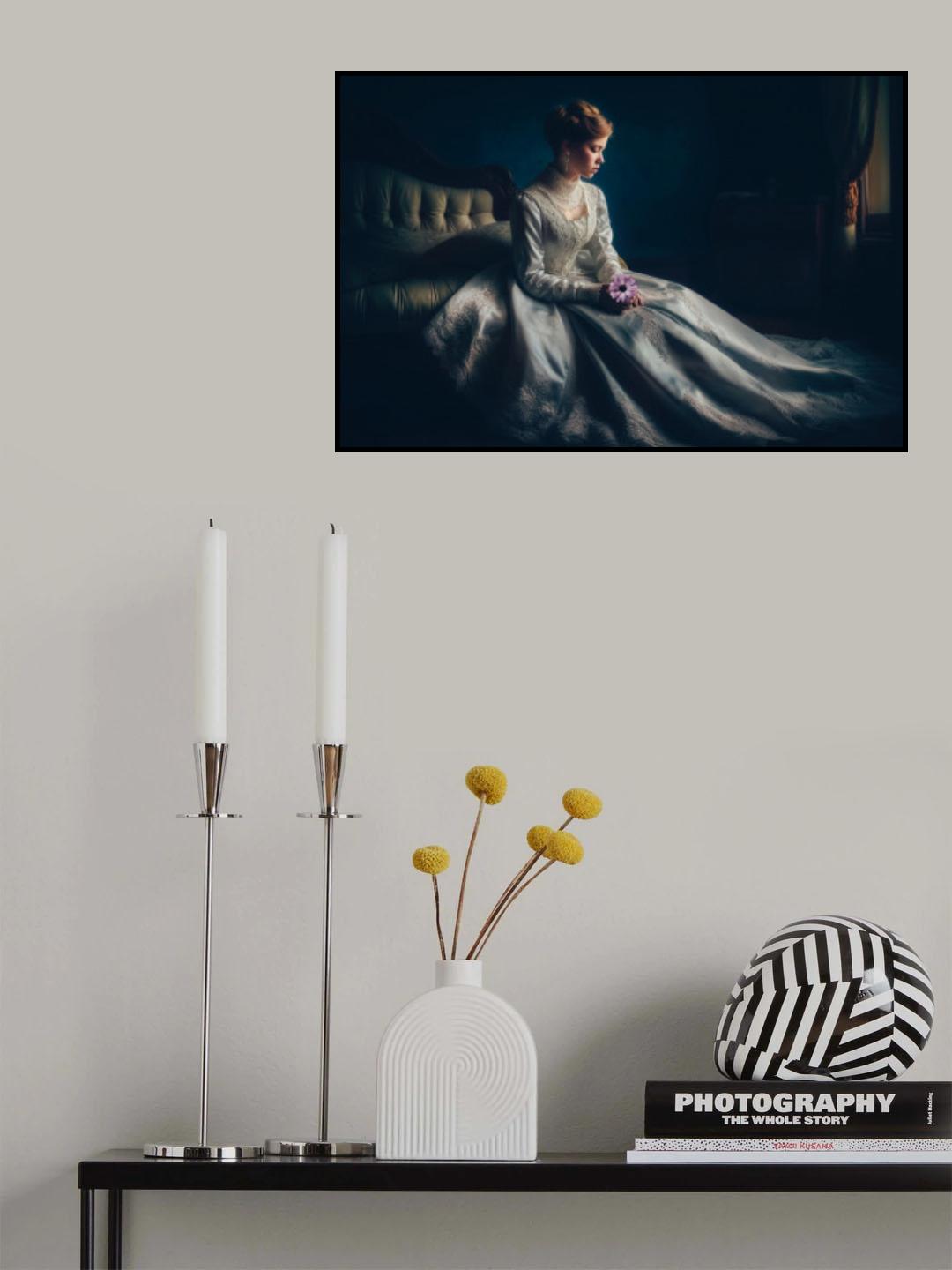 Sad Rose Poster och Canvastavla