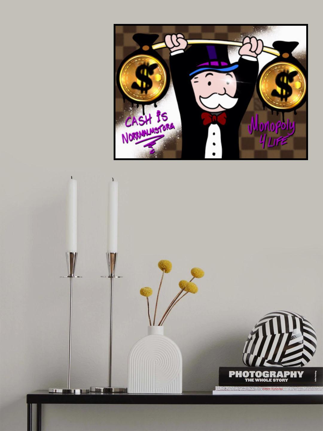Cash is Norrmalmstorg Poster och Canvastavla