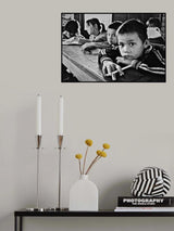 Children of school on the water. Poster och Canvastavla