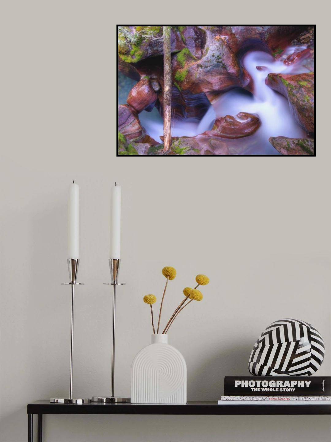Meandering gorge Poster och Canvastavla