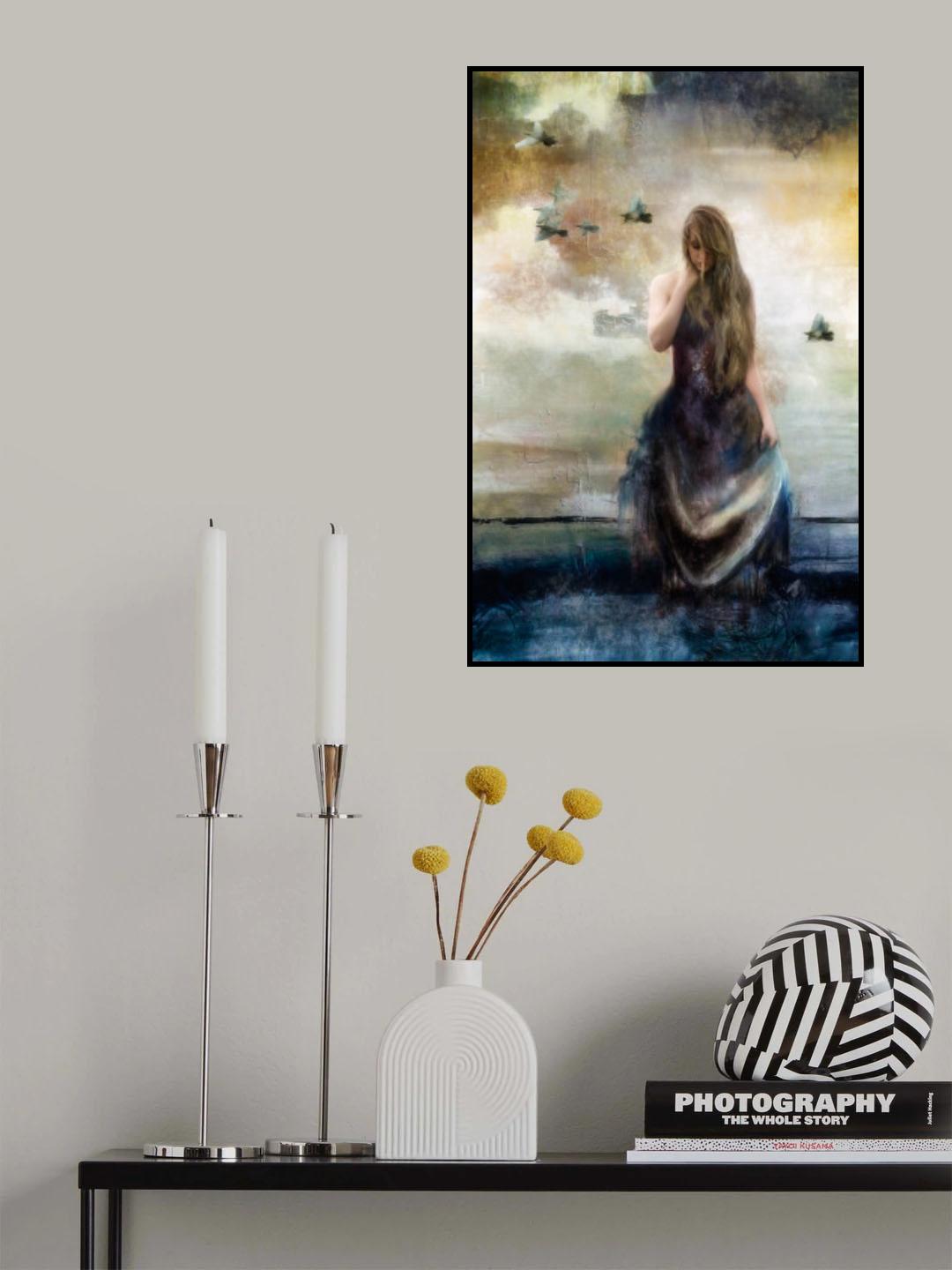 ‘…time stand still as I gaze in her waters…’ Poster och Canvastavla