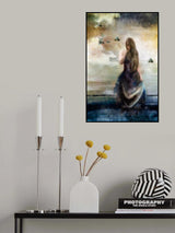 ‘…time stand still as I gaze in her waters…’ Poster och Canvastavla