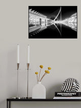 City of Art BW Poster och Canvastavla