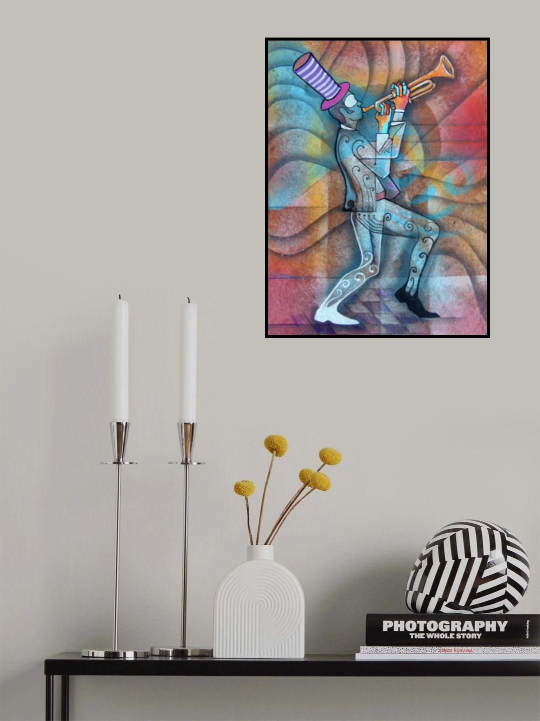Trumpet Man Poster och Canvastavla