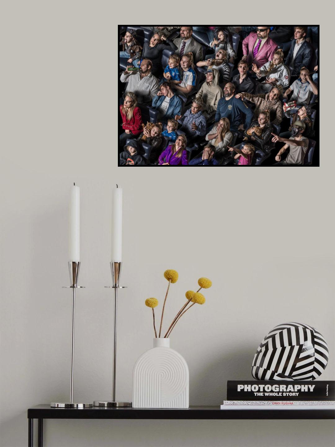At the Movies Poster och Canvastavla