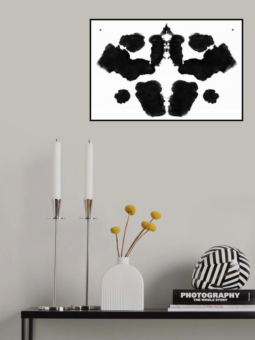 Inkblot 04 Poster och Canvastavla