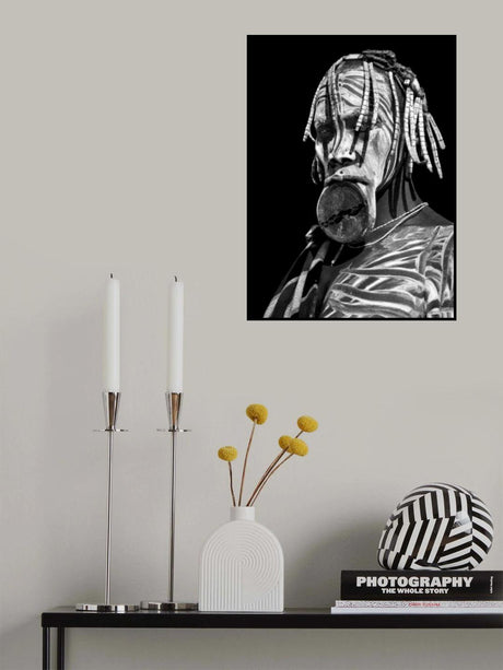Mursi woman Poster och Canvastavla