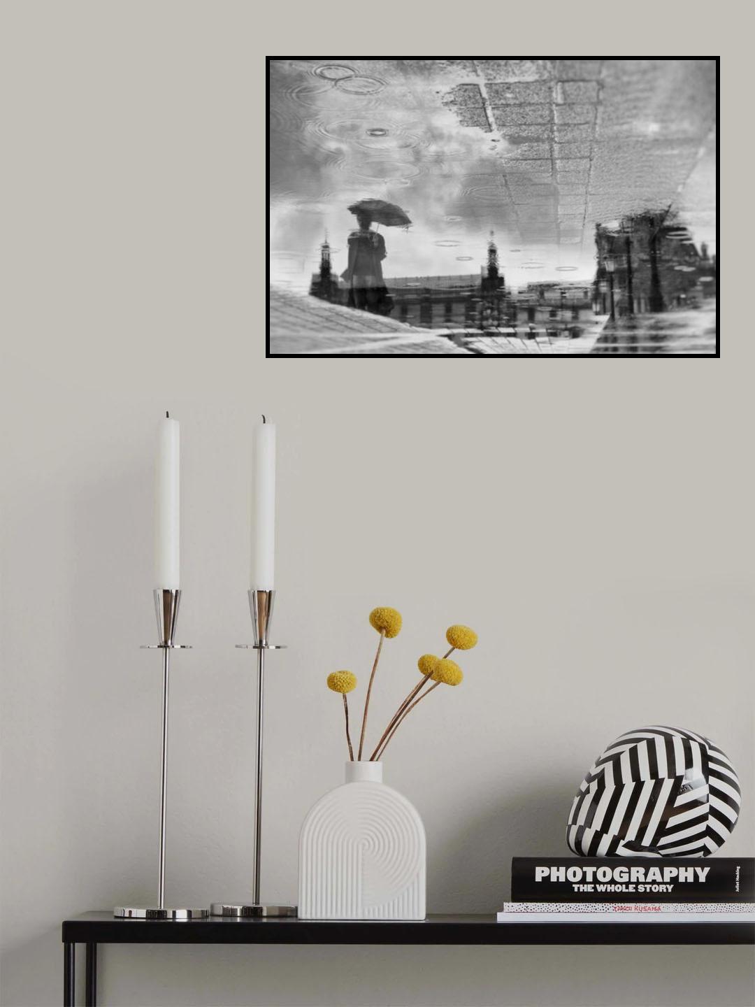 Des ronds dans l'eau Poster och Canvastavla