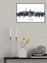 Washington Skyline DC Poster och Canvastavla
