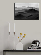 Surrounded by Mountains and Hills Poster och Canvastavla