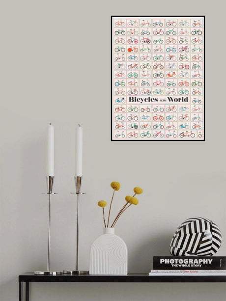 Bicycles of the World Poster och Canvastavla