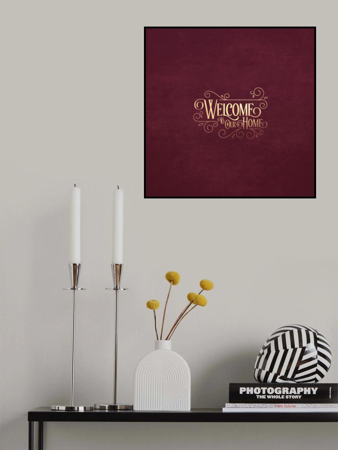 Welcome Poster och Canvastavla