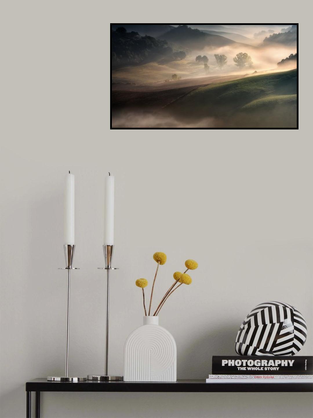 "IN THE EMBRACE OF THE FOG II" Poster och Canvastavla
