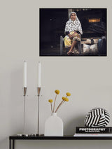 Old woman from Komodo Poster och Canvastavla