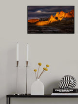 Golden Castle Poster och Canvastavla
