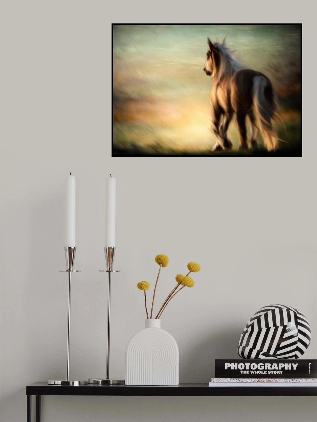 He appeared as a vision.. Poster och Canvastavla