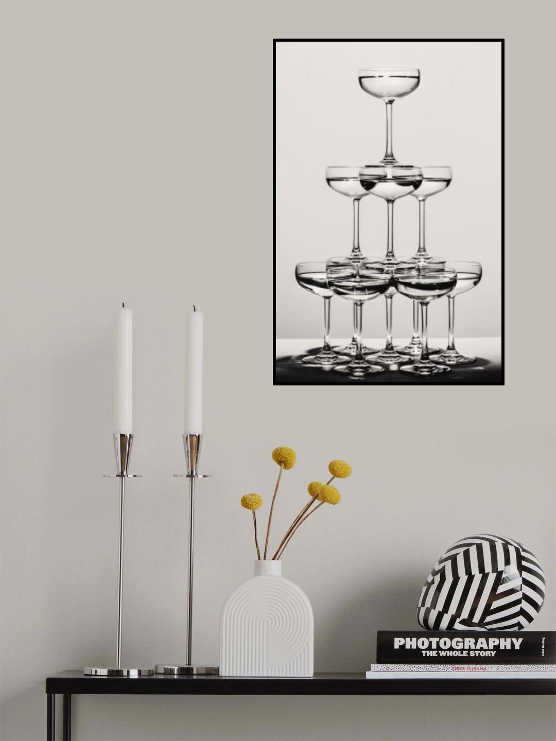 Champagne tower_6 Poster och Canvastavla