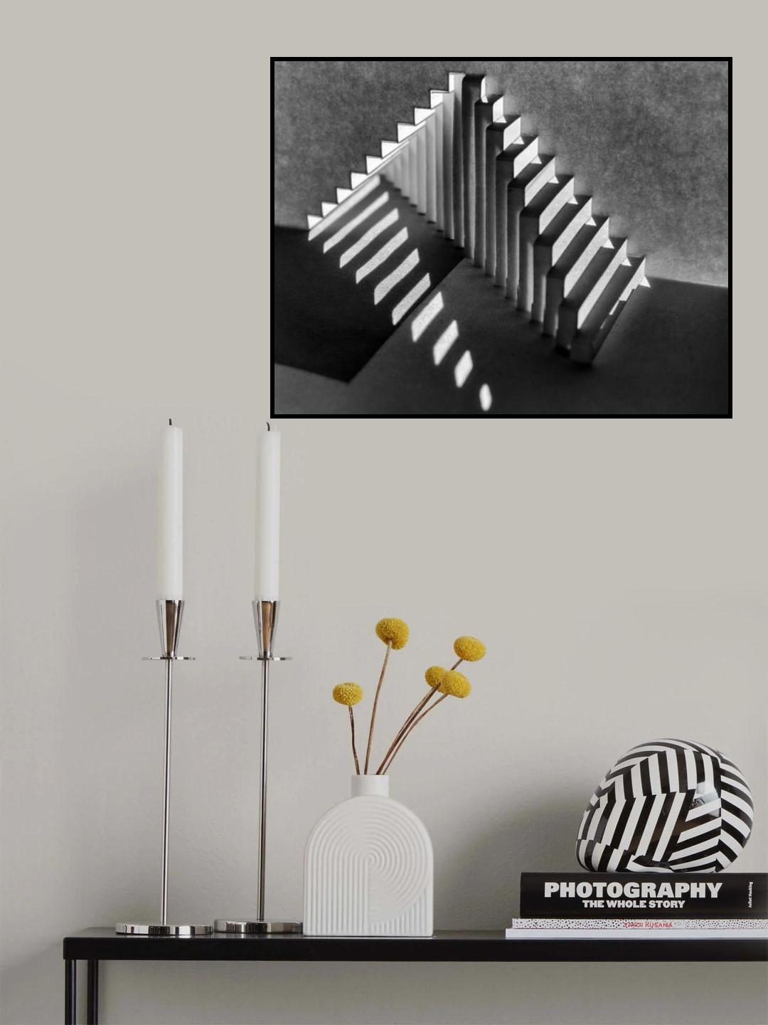 Lines and Shadows Poster och Canvastavla