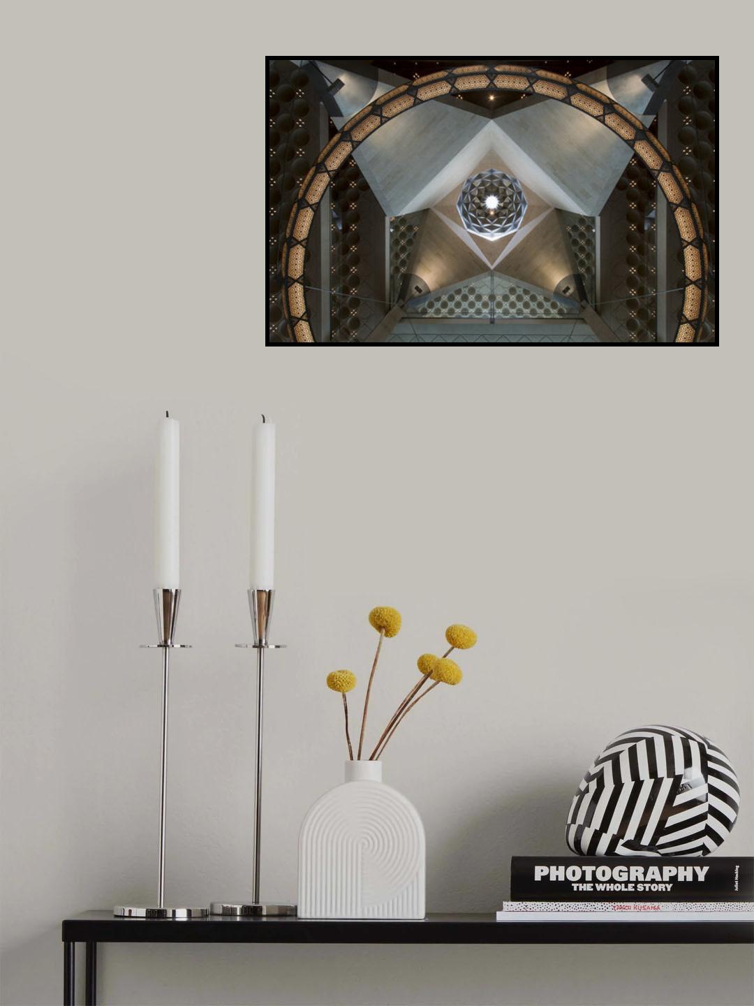 Museum of Islamic Art ceiling Poster och Canvastavla