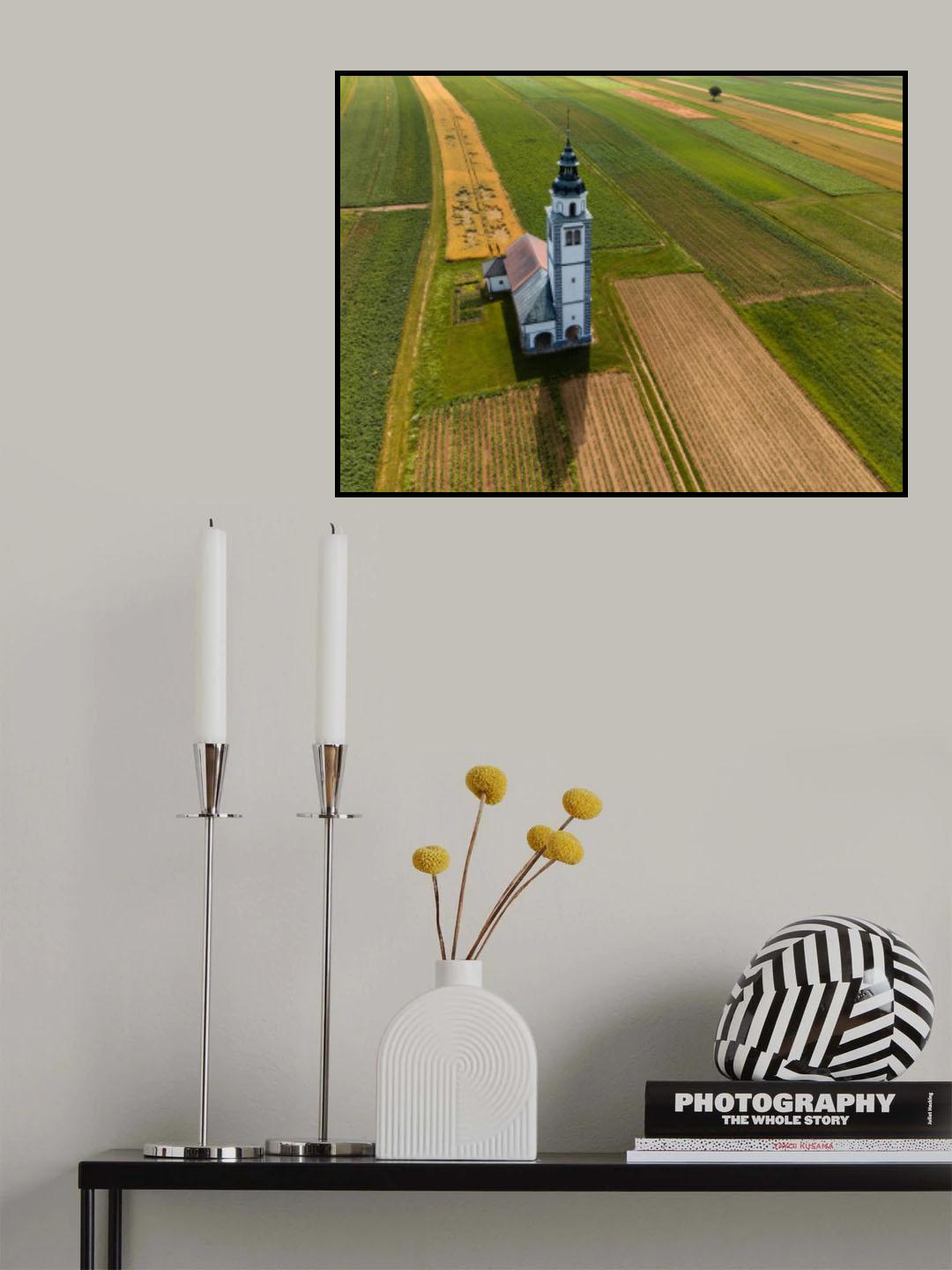 Sorško polje, Slovenija Poster och Canvastavla