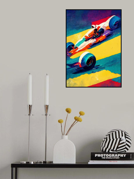 Formula 1 sport art Poster och Canvastavla