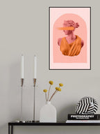 Artemispinkorange2 Ratio Poster och Canvastavla