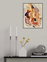 Textured Reef Koi Poster och Canvastavla