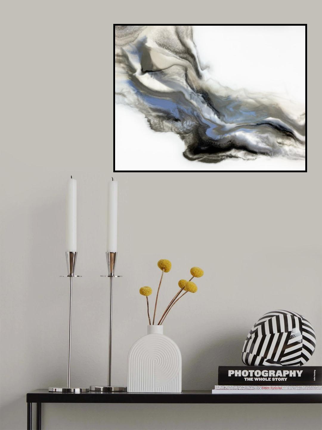 Grey Smoke Poster och Canvastavla