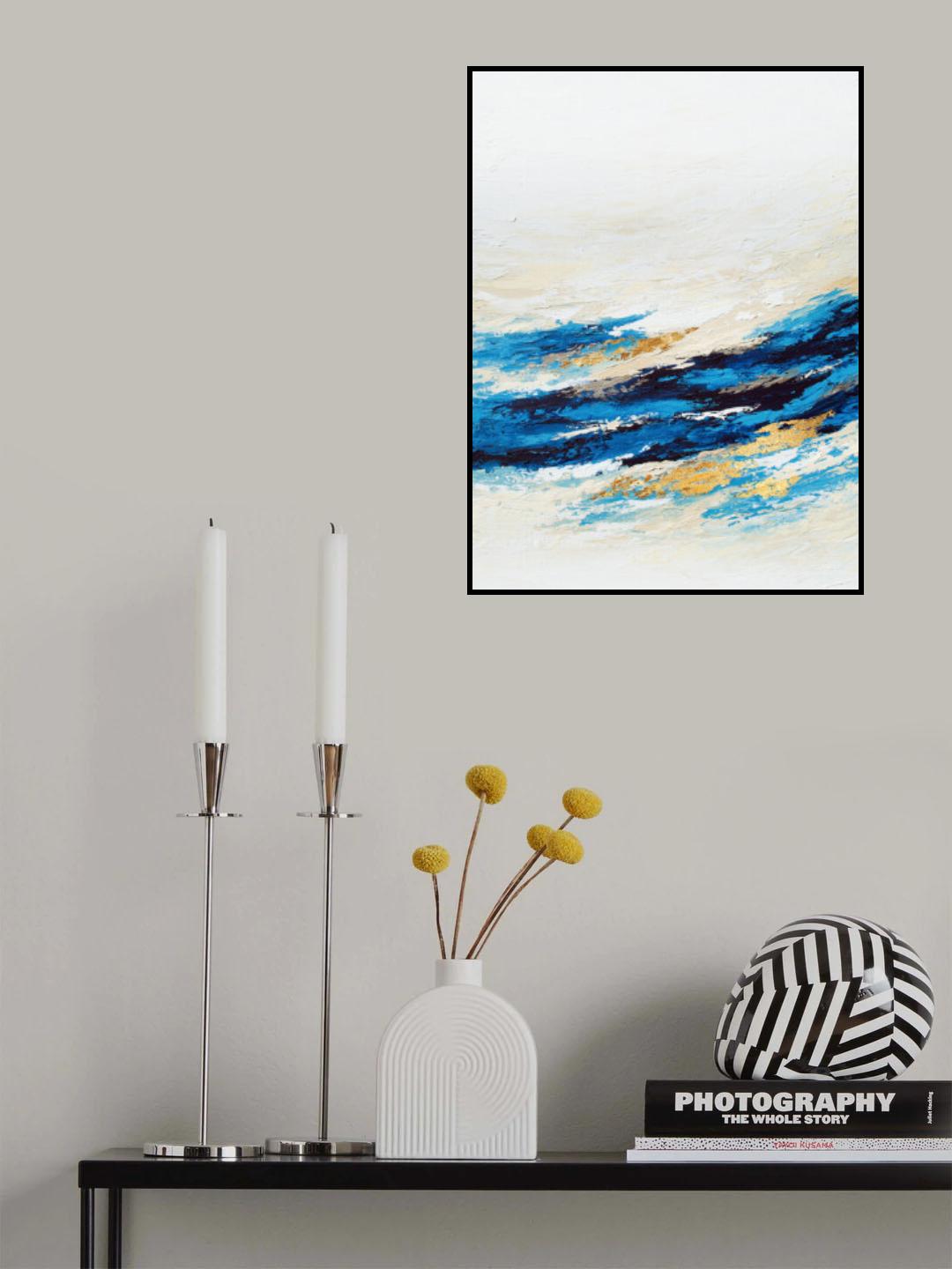 Serenity Wave Poster och Canvastavla