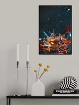 Autumn Teatime Poster och Canvastavla