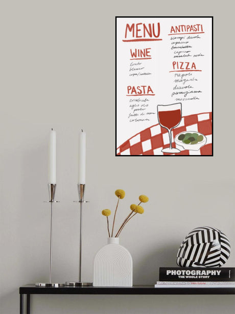 Italian Menu Poster