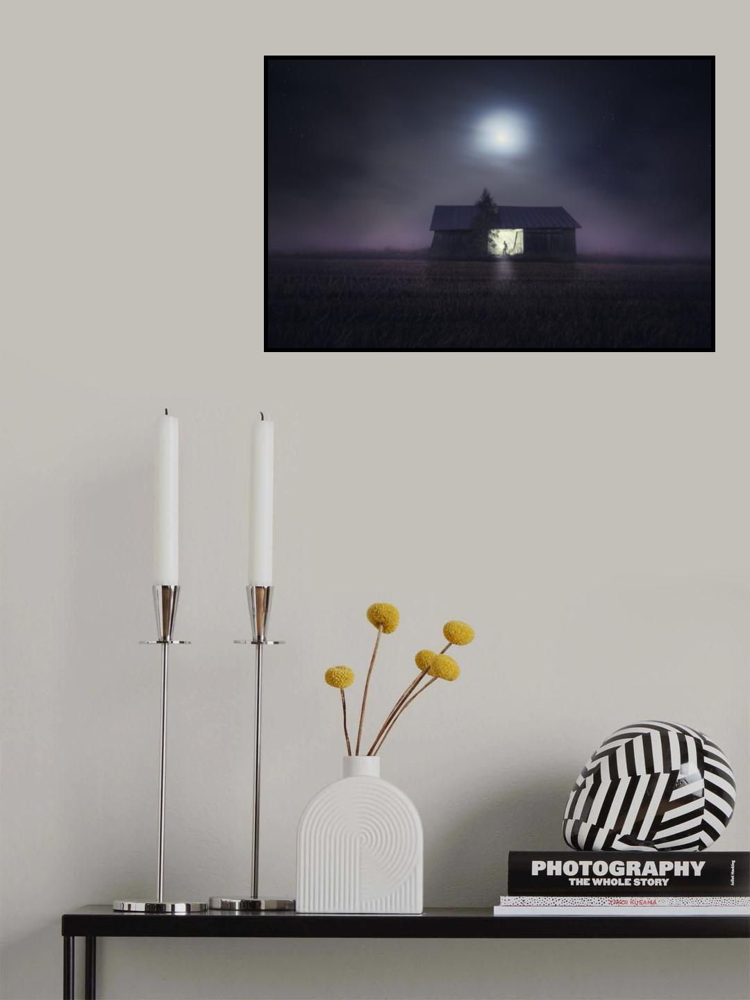 Does a full moon really change human behavior? Poster och Canvastavla
