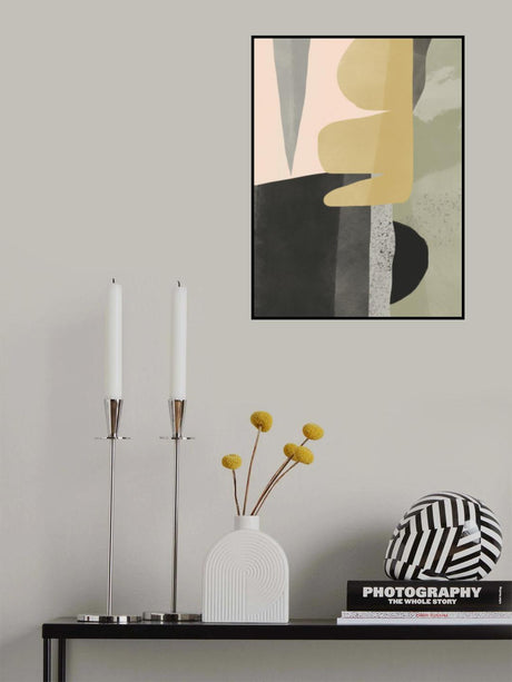 Abstract Shape Study Poster och Canvastavla