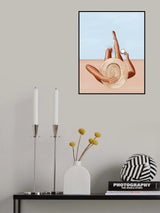 Poolside Girl Poster och Canvastavla