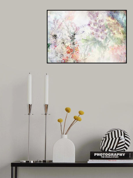 Ombre061flower Poster och Canvastavla