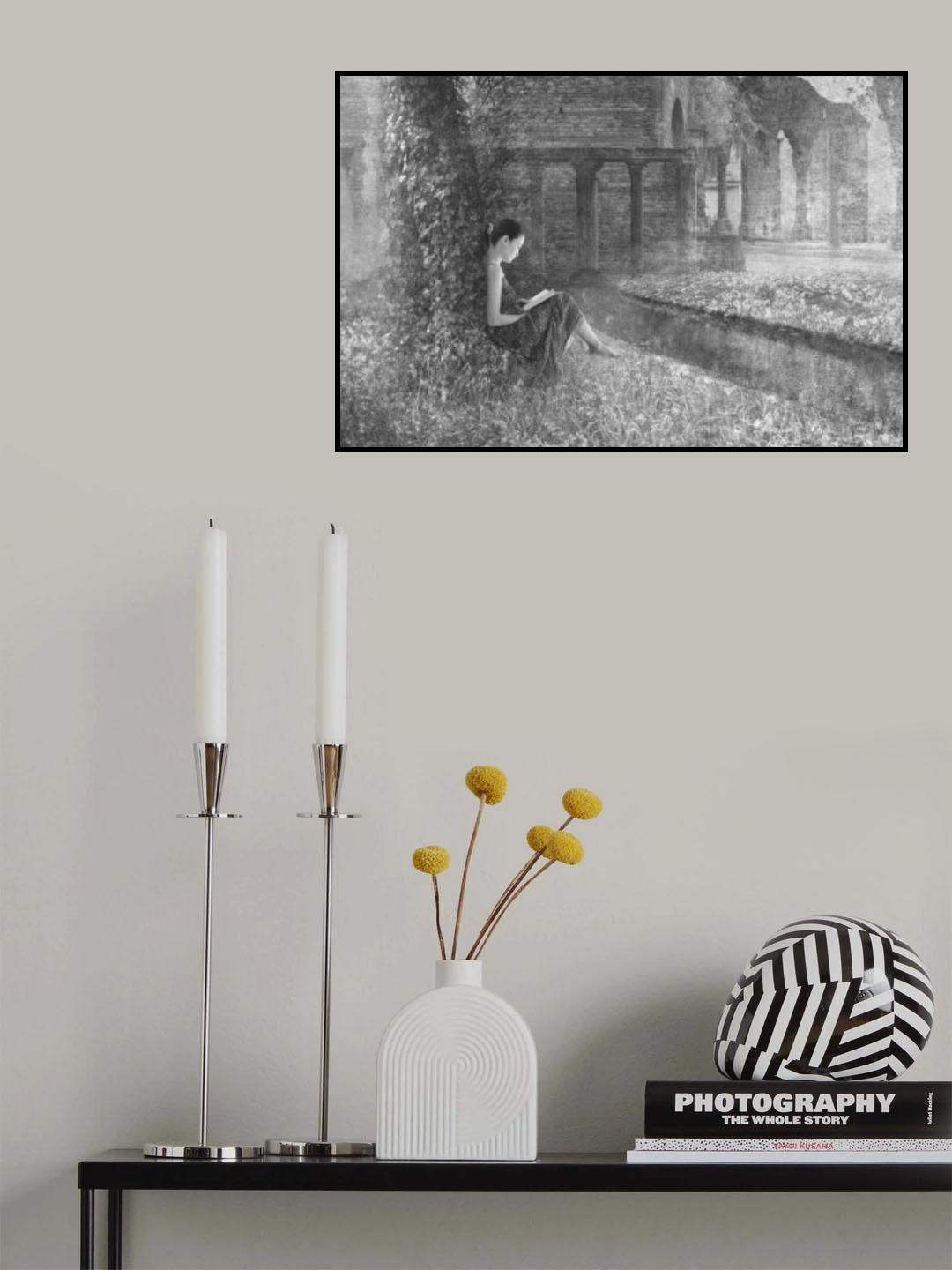 Books inspire the imagination Poster och Canvastavla