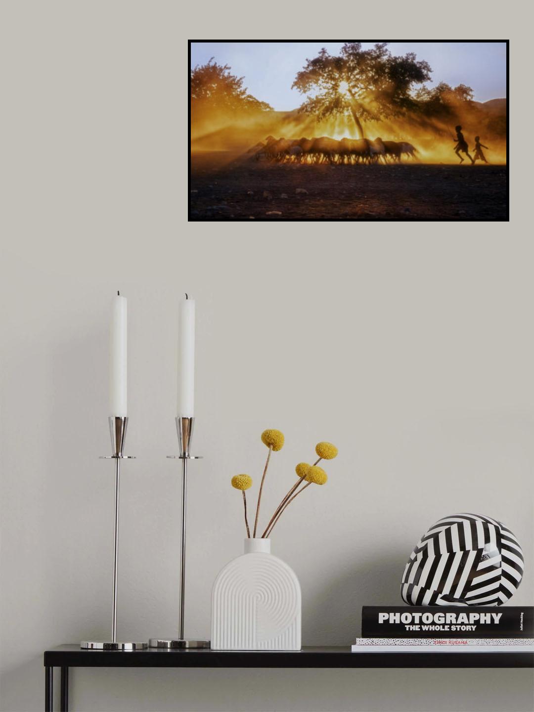 Shepherd Boy, Namibia Poster och Canvastavla