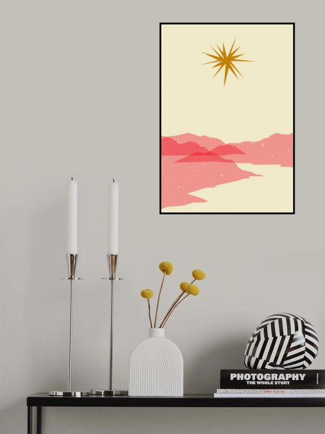 Sunny landscape Poster och Canvastavla