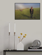 Shepherd in fog Poster och Canvastavla