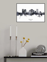 Norfolk Virginia Skyline Poster och Canvastavla