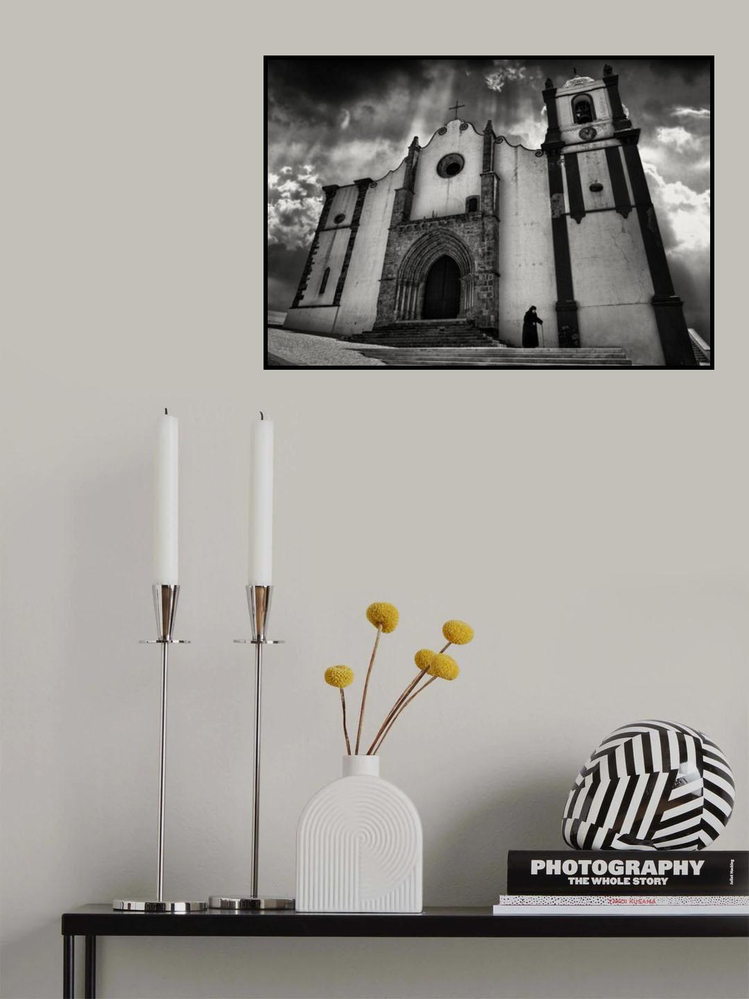Silves Cathedral Poster och Canvastavla