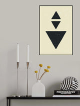 Abstract Triangles #3 Poster och Canvastavla