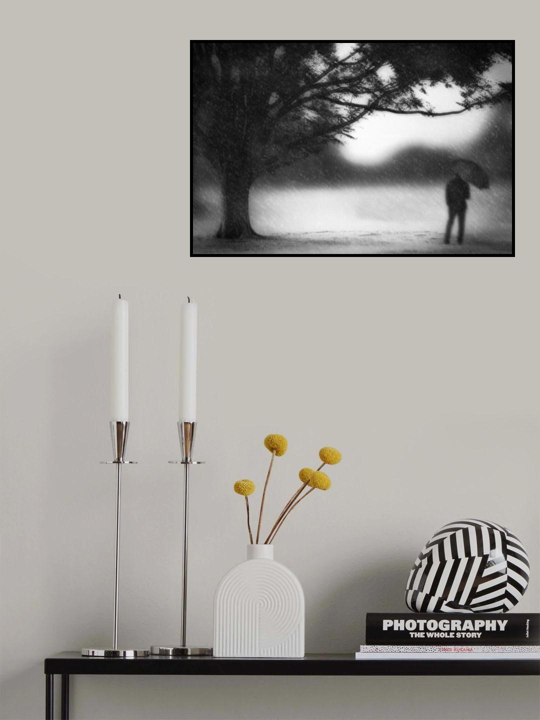snowy day Poster och Canvastavla