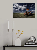 Old Vespa Poster och Canvastavla