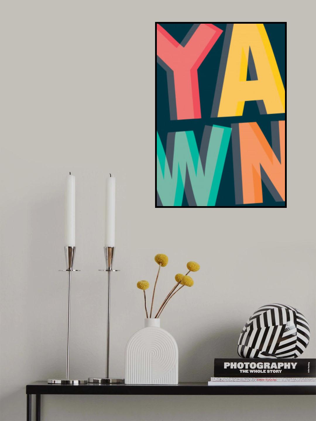 Yawn Poster och Canvastavla