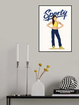 Sporty Spice Poster och Canvastavla