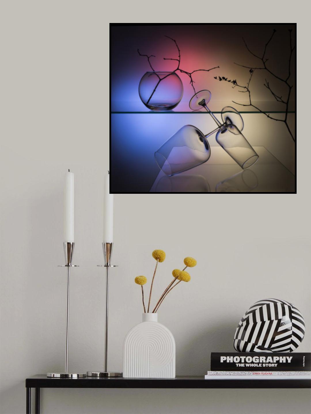 From the series "Experiments with glass" Poster och Canvastavla